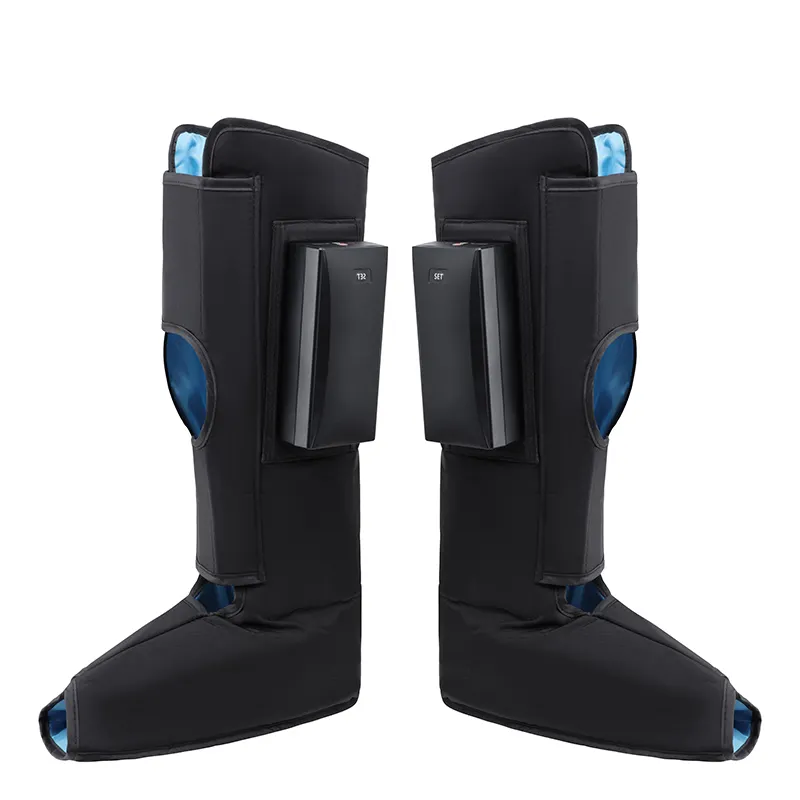 Pro 2021 Custom Logo And Case OEM ODM Athlete Recovery Boots Portable Cordless Leg Massager Muscle Relaxation Foot Massager
