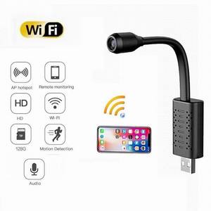 QZT Ip Wifi摄像机高清运动检测U21 Wifi Usb便携式家庭安全摄像机V380智能监控迷你摄像机 - Product Image 2