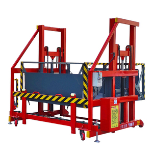 Mobile Boarding Bridge 3 Tonnen 2t mobile Hydraulik container Laden Dock Yard Rampe elektrische mobile Lade-und Entlade plattform - Product Image 5