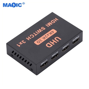 Equipos de audio y video Logotipo personalizado 4K 30Hz 3 en 1 salida Conmutador HDMI 3x1Conmutador HDMI 4K con control remoto - Product Image 4