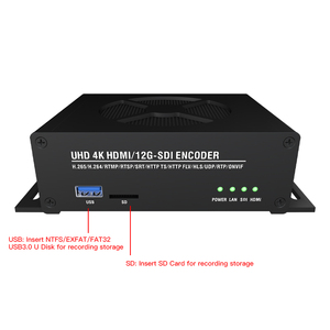 Nuovo arrivo 4:2:0 10 bit 12G SDI 4K HD MI IPTV Encoder per Sport di alta qualità di trasmissione - Product Image 2
