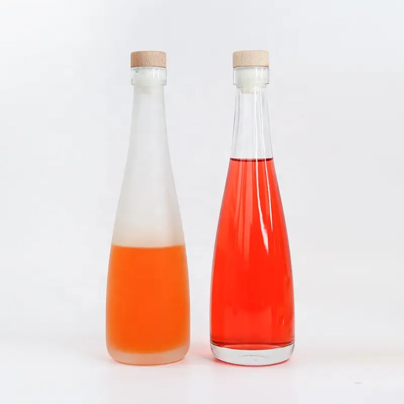 Factory Custom Clear Empty Beverage Wine Glass Liquor Bottles glass bottle With Cheap Price