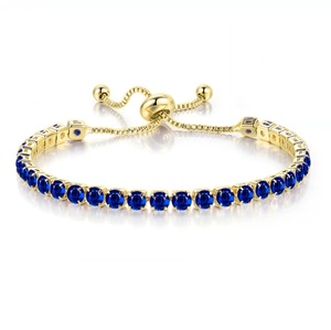 Luxury 4mm Cubic Zirconia Tennis Bracelets Iced Out <strong>Chain</strong> Crystal Wedding Bracelet for Women Birthstone Trendy Bracelet