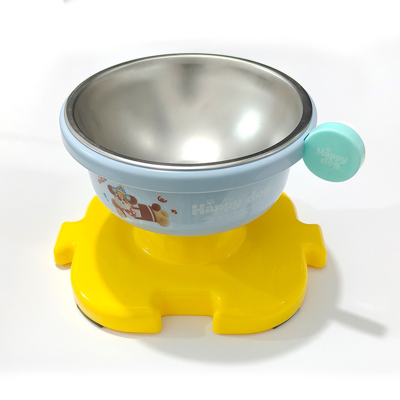 yellow and blue-stainless steel