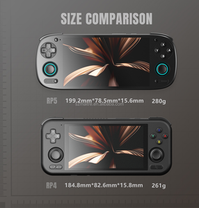 Retroid tascabile 5 RP5 portatile Console di gioco 5.5 pollici OLED Touch Screen Android 13 Video palmare supporto per giocatore Wifi Bt - Product Image 4