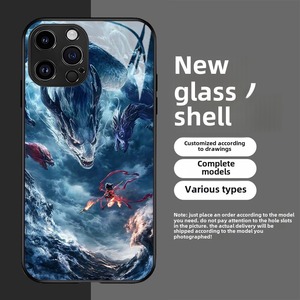 מותאם אישית תמונה זכוכית מזג עבור iPhone 16 15 14 13 12 פרו max mini 11 xr se xs 8 7 בתוספת כיסוי ייחודי פגוש פגז
