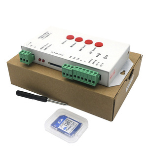 T-1000S con scheda SD 2048 pixel programmabili pixel led controller luce/rgb led dmx controller