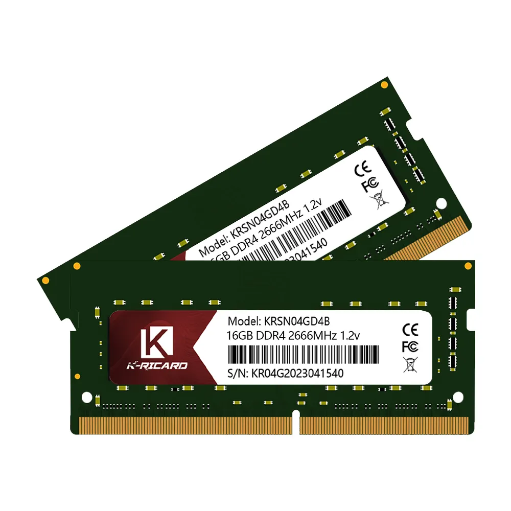 Memoria ad alte prestazioni a 260pin ram DDR4 1.2V 2400MHz 2600MHZ laptop DDR4 RAM 8gb 16GB