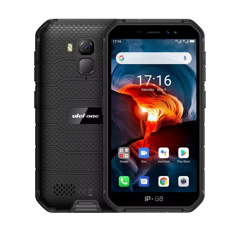 Smartphone ulefone armor x7 pro 4gb + android 10, celular robusto, à prova d' água, ip68