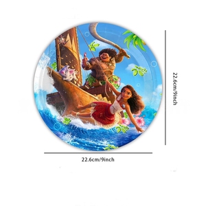 Tinh xảo Crafted Moana chủ đề sinh nhật Bộ đồ ăn thiết lập cho bé Gái Hạnh Phúc sinh nhật đảng trang trí dùng một lần Nguồn cung cấp bên - Product Image 3