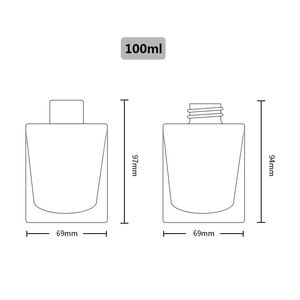 Hot Sale <strong>DIY</strong> Home Fragrance Aromatherapy Reed Diffuser Bottle Empty Glass Essential Oil Diffuser with <strong>Perfumed</strong> Reed Aromatherapy - Product Image 5