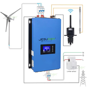 Jesudom 2000W Grid Tie <strong>Inverter</strong> for Wind Turbine <strong>Input</strong> 45-90V to 230VAC MPPT Function on Grid Pure Sine Wave <strong>Inverter</strong> - Product Image 2