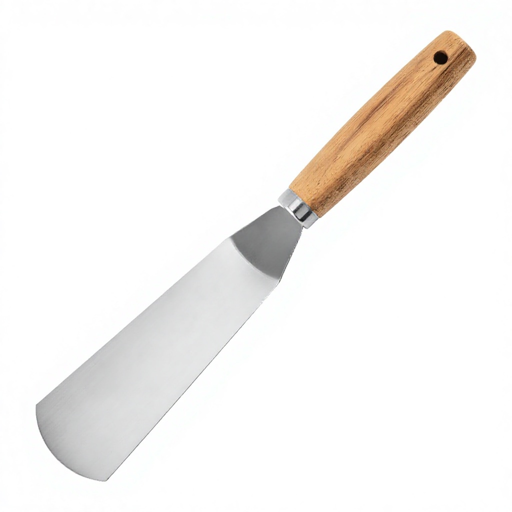 Acacia wood cake spatula-brown