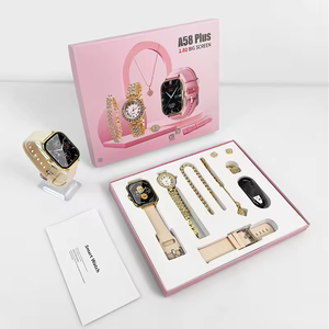 A58 Plus Smartwatch vestito caldo di vendita doppio orologi da uomo donna Smart bracciale oro Sport Smart orologi che indossano attrezzature