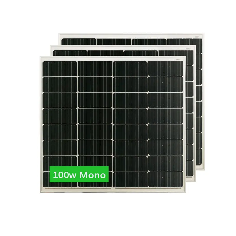 高速ソーラーパネル充電器100w18ボルト80w100w150w200wソーラーパネル家にソーラーパネルを設置するためのコスト