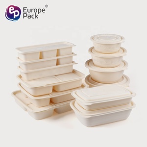 Environmental 3 4 5 Compartment Packing <strong>Box</strong> Containers Corn <strong>Starch</strong> Biodegradable Lunch Bento <strong>Box</strong> - Product Image 6