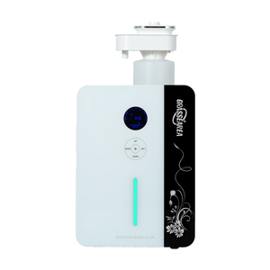 Telecomando personalizzato digitale elettrico pavimento bianco Stand alto caldo ultrasuoni Tuya App umidificatore intelligente con diffusore di aromi