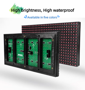 Modulo Display a LED DIP P10 1R esterno singolo colore con colore rosso verde blu bianco giallo - Product Image 5