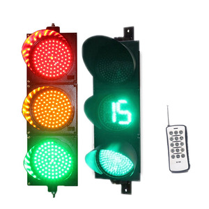 IP66 tam topu RYG trafik sinyal ışıkları 100mm 200mm 300mm led semforo trafik geri sayım sayacı sinyal ışık kavşak - Product Image 2
