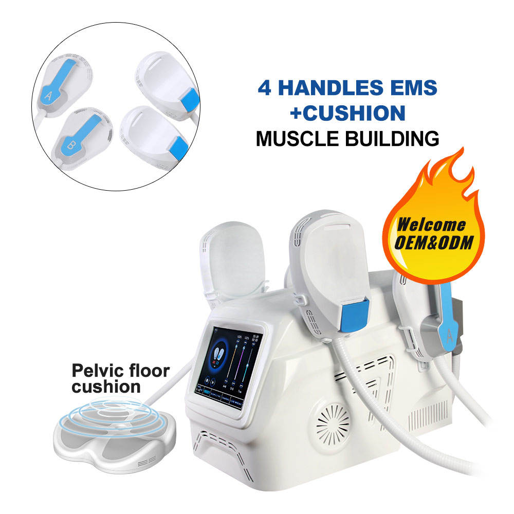 4 mangos EMS + cojín de alta potencia