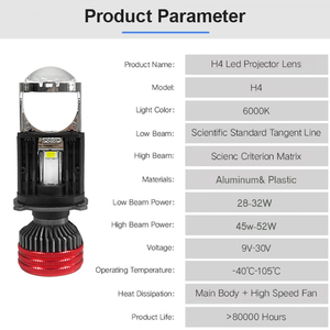 Hot Selling Upgrade Design Auto <strong>Led</strong> Lighting H11 100W 6000lm CSP <strong>Led</strong> Bulb H7 <strong>H8</strong> H9 Brightest High Conversion Rate H4 - Product Image 3
