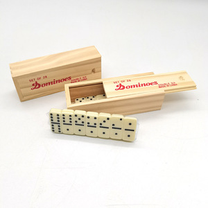Tùy Chỉnh Bằng Gỗ Dominoes Jumbo 28 Gạch Mesa De <span class=keywords><strong>Domino</strong></span> Chuyên Nghiệp Cổ Điển Hội Đồng Quản Trị Bảng Trò Chơi Đôi Sáu Gỗ Hộp Dominos Set - Product Image 6