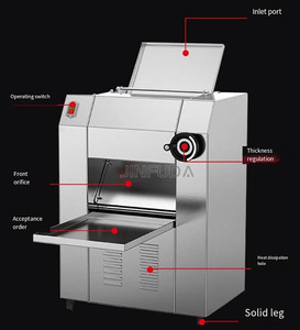 Nhỏ tự động Pie mềm bánh Pizza bột cán lăn Báo Chí flattener Máy làm bột cán máy cho tiệm bánh - Product Image 3