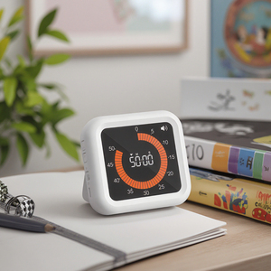 Timer visivo digitale ricaricabile silenzioso da 60 minuti per cucina intelligente strumento di apprendimento sportivo per il conto alla rovescia per la scuola di casa Timer intelligente - Product Image 2