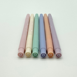 Profesyonel çift ipuçları suluboya kalem yazı çift ipuçları renk fırça ucu kroki kaligrafi için işaretleme kalemleri set - Product Image 4