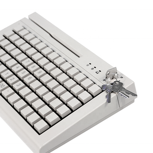78-клавишная USB программируемая Мембранная клавиатура для POS Полнофункциональная с MSR + E-LOCK кассовый аппарат совместим - Product Image 5