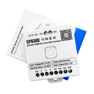 Контроллер светодиодной ленты Sp630e Rgbic Rgbcct Rgbw Rgb Cct 5 В 12 В 24 В Cob Pwm - Product Image 2
