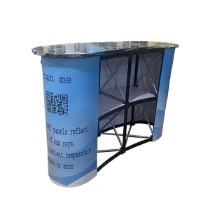 折叠促销台定制设计户外展示贸易展耐用弹出式柜台 - Product Image 3