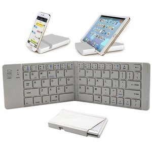 רזה כיס קיפול bluetooth מקלדת מיני teclado dobravel tectlado plegable אלומיניום סגסוגת אלומיניום מקלדת אלחוטית