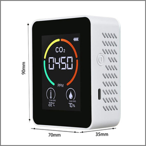 温度および湿度モニタリングによる大気質検出半導体センサーCO2モニター - Product Image 2