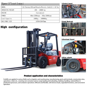 Carretilla elevadora con batería Precio de fábrica Eléctrica 2 toneladas 3 5 toneladas 4 ruedas Manejo de almacén Camión de carga y descarga de batería elevada - Product Image 2
