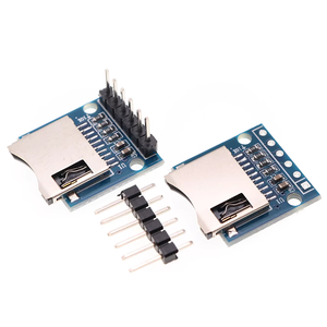 SDストレージ拡張ボードミニSD TFカードメモリシールドモジュールArduino ARM AVR用ピン付き - Product Image 1
