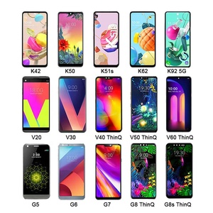 LG V30 Plus V40V50デュアルV60ディスプレイ用LCDLG G2 G5 G6 G7 G8 Thinq G8x K40 K50s Q6Q60電話LCDタッチスクリーンコンプリート - Product Image 3