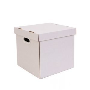Großhandel faltbare Wellpappe Archiv Pappe Papier Lagerung UV-Beschichtung Prägung für Lebensmittel Kerzen Matt Laminierung Ordner - Product Image 1