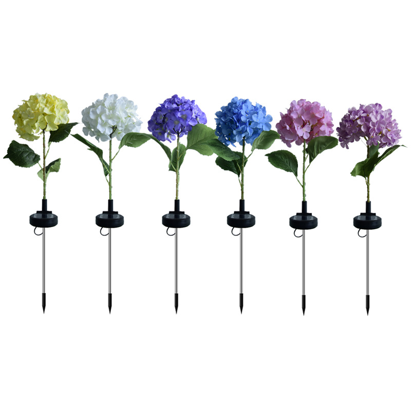 Glowing rod single-head hydrangea