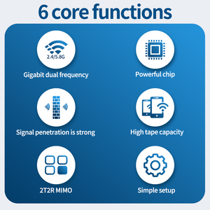 Fabrika yeni yüksek hızlı Wifi yönlendirici 1200 Firmware Gigabit Wifi yönlendirici Mbps çift bant - Product Image 5