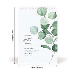 Impresión personalizada diario semanal mensual Tear Off Habit Tracker tablero de escritorio Bloc de notas - Product Image 3