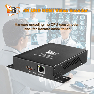 TBS2604V2 4K HDMI a IP Codificador Modulador UHD HD H.265 y H.264 Video HDMI Codificador Modulador UDP RTP RTMP