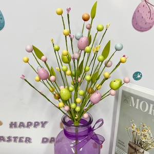 Artificial Easter <strong>Tree</strong> Branches for <strong>DIY</strong> Craft Home Party Spring Decor Floral Picks Decoration Eggs <strong>Twig</strong> Picks Flower Stem - Product Image 1