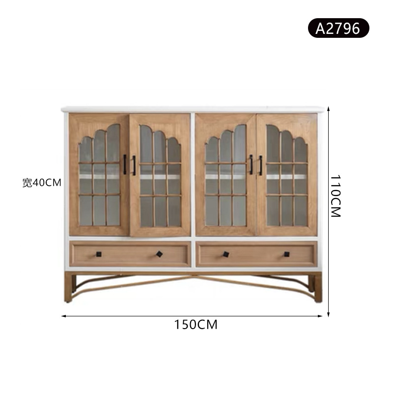 Black entryway cabinet - A2896