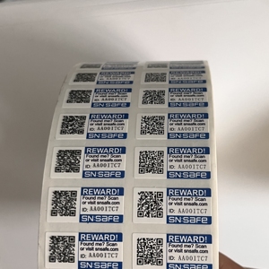 防水紙QRコードラベルステッカーカスタマイズデザインサプライヤー工場価格 - Product Image 2