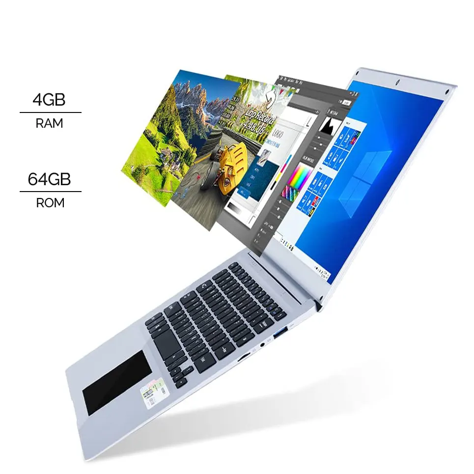Hohe Qualität günstigen Preis Original zwei in einem 14.1 'Laptop 4GB RAM 64GB SSD Gaming Laptop