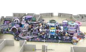 Kunden spezifischer interstellarer Alien-Satelliten-Basis-Softplay-Bereich Frecher Indoor-Spielplatz Kids Amusement Park - Product Image 6