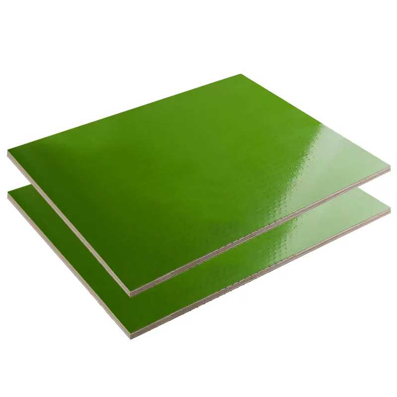 18mmグリーンPPプラスチックフィルム面合板とポリエステルコーティング合板建設用