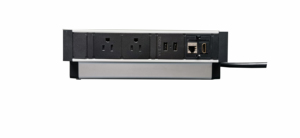 Clamp on Desk Removable Desktop <strong>Mount</strong> Multi-Outlets <strong>UK</strong> Power Socket with USB/Table Clamp <strong>Mount</strong> Power Outlet with RJ45 - Product Image 2