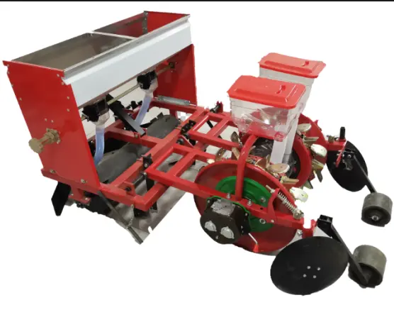 Semoirs de tournesol de soja de maïs d'arachides semoirs d'attelage à trois points qui fonctionnent avec de petits tracteurs à quatre roues et de puissance moyenne